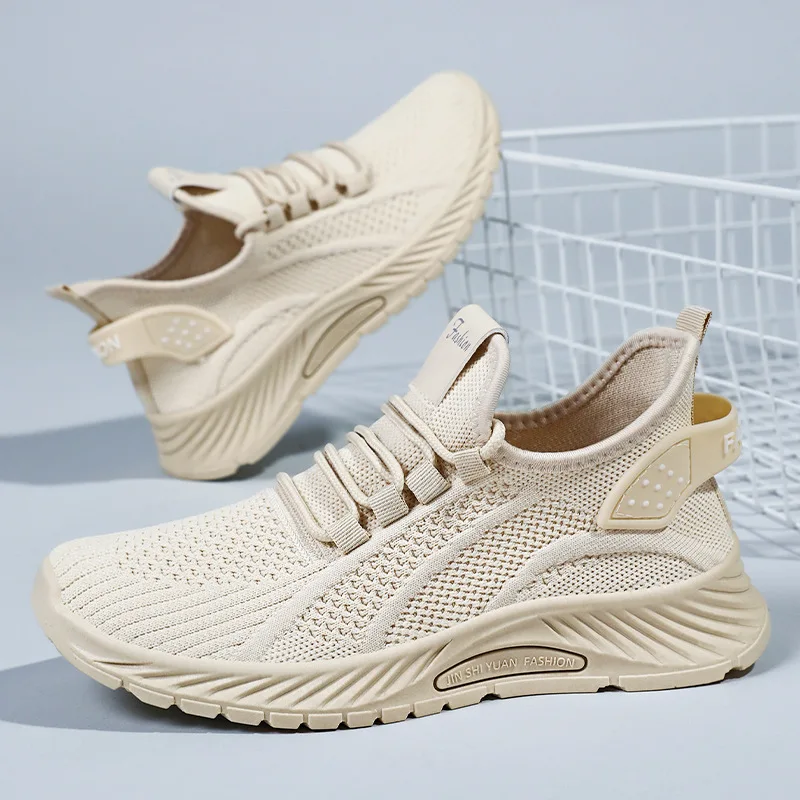 Women's new summer mesh shoes, breathable sports shoes, woven flat bottomed casual walking shoes for women