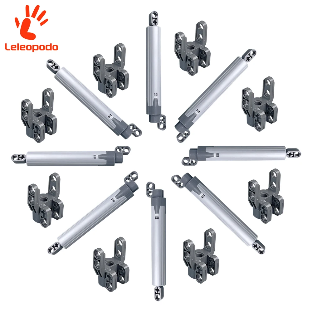 التقنية دفع قضيب الخطي المحرك الديناميكي قضيب تليسكوبي المسمار رافع 40918 61927 61904 MOC بنة دفع وسحب أجزاء