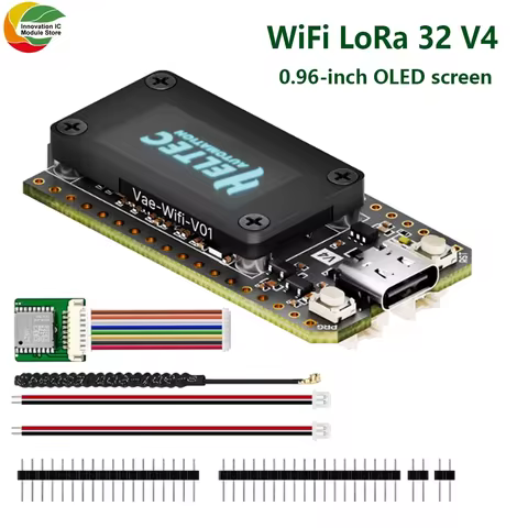 ESP32-S3R2 WIFI Lora32 V4 Development Board ESP32-S3R2 Low-power IoT with 0.96-inch OLED Screen Type C Interface