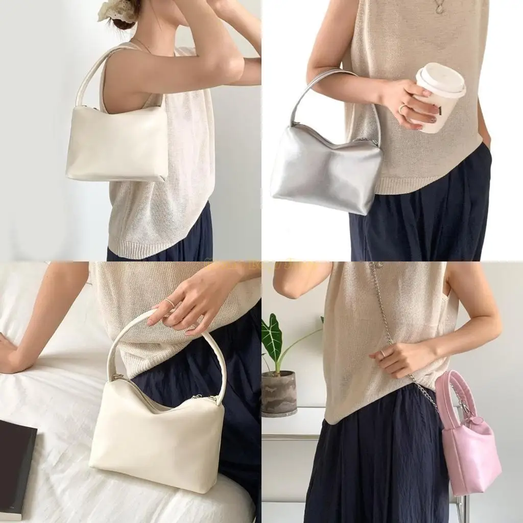 

X90D Practical Handbag Fashionable PU Leather Crossbody Purse Shoulder Bag with Chain Strap Perfect for Daily and Travel