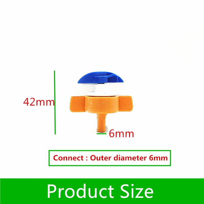 50pcs 360Degree Rotary Sprinkler Rain Spray Watering Sprayer Gardening Irrigation Agricultural Sprinkler Drip Fittings