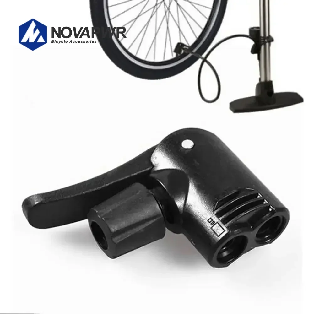 3 in 1 Dual Head Air Pump Adapter Valve, Bicycle Tire Replacement Tool for Presta Valves, Compatible with Inner Tube Pumps