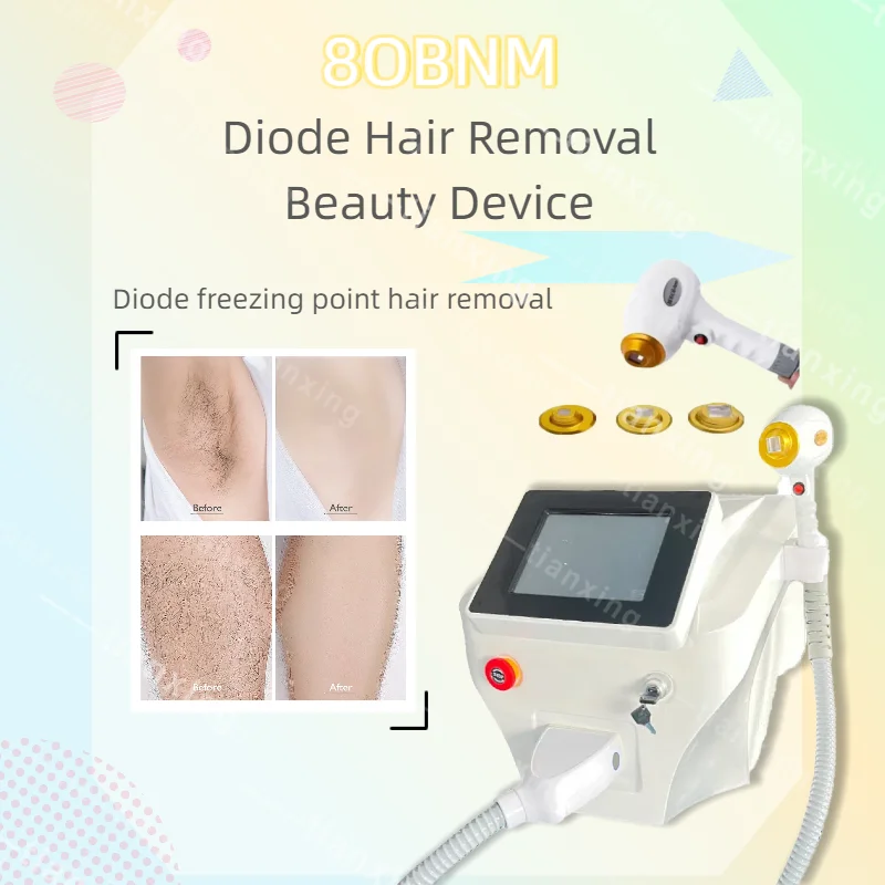 

Newest Diode Laser Hair Removal 755Nm 808Nm 1064Nm high quality 3 Wavelengths semiconductor desktop Diode Laser Machine