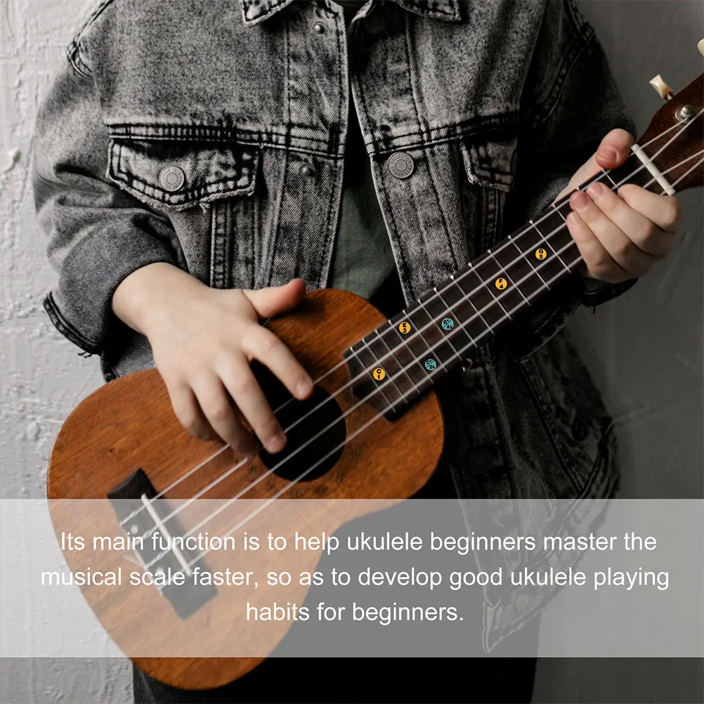 

20pcs Ukulele Musical Scale Premium Paper Fingerboard No Residue Long Lasting Note For Beginners Ukulele Accessories Scale