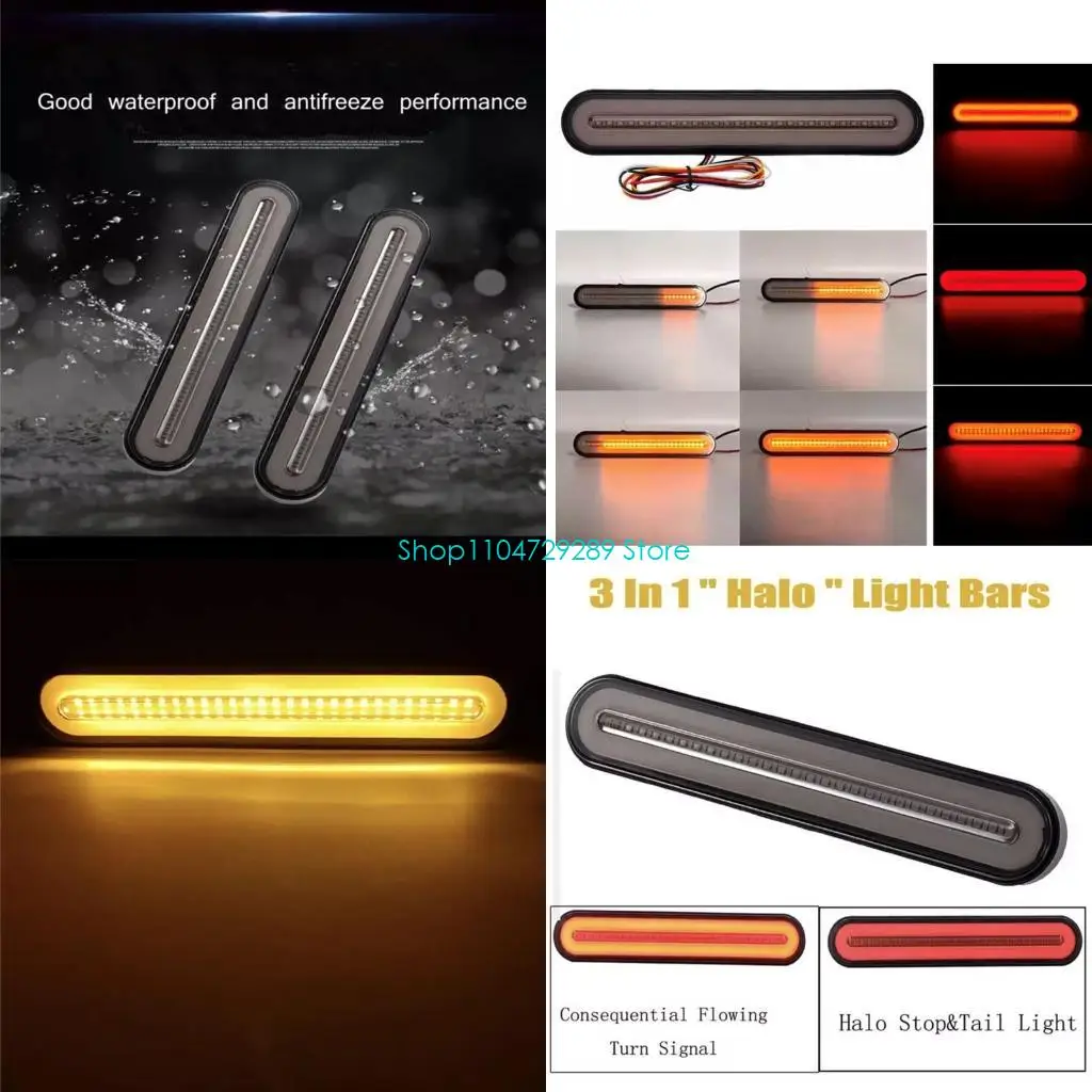 

D8KE 12 В 24 В Автомобильный светодиодный фонарь задней двери Светодиодный фонарь задней двери грузовика Красный беговой фонарь