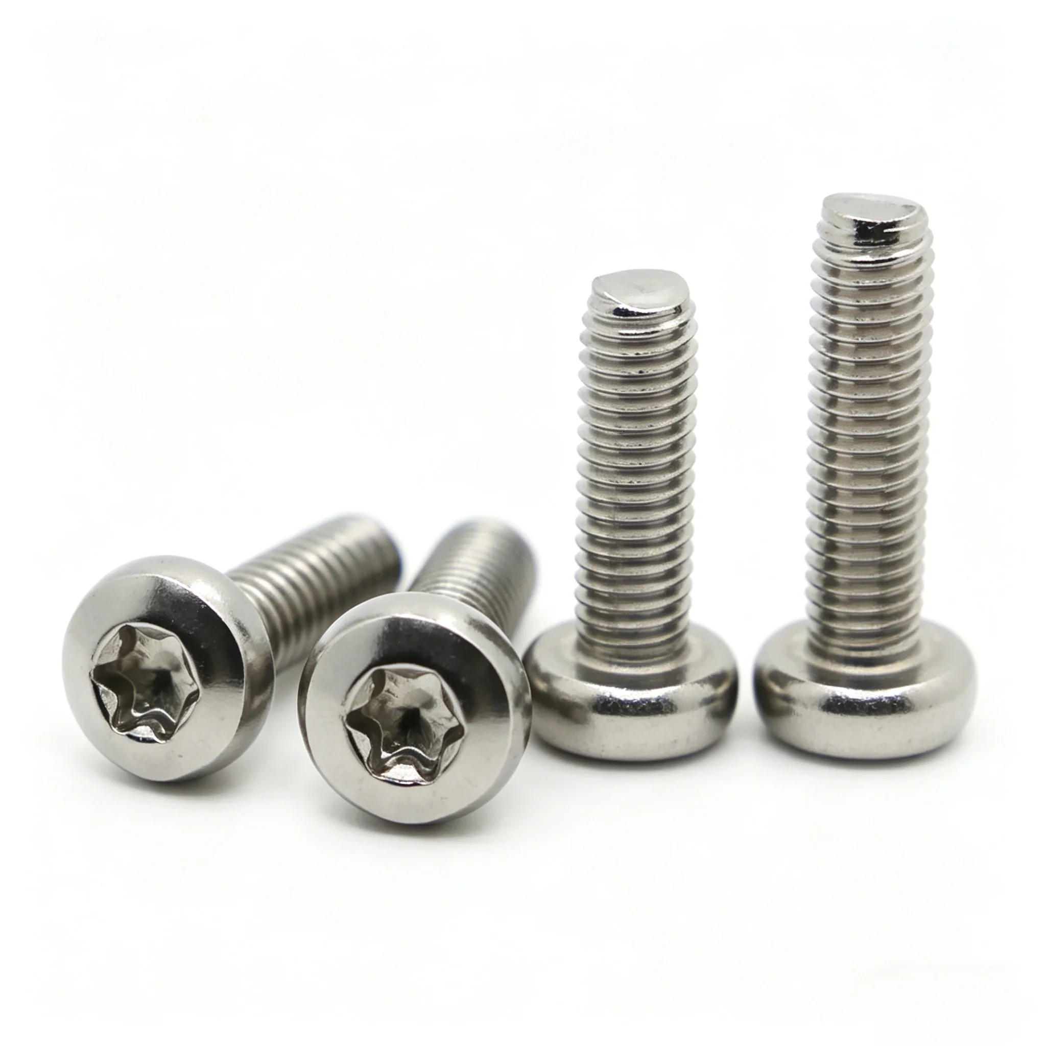 5-50pcs M1.4 M1.6 M2 M2.5 M3 M4 M5 M6 M8 Round Stainless Steel 304 Pan Head Torx Screw Six Lobe Machine Screws ISO14583 GB2672