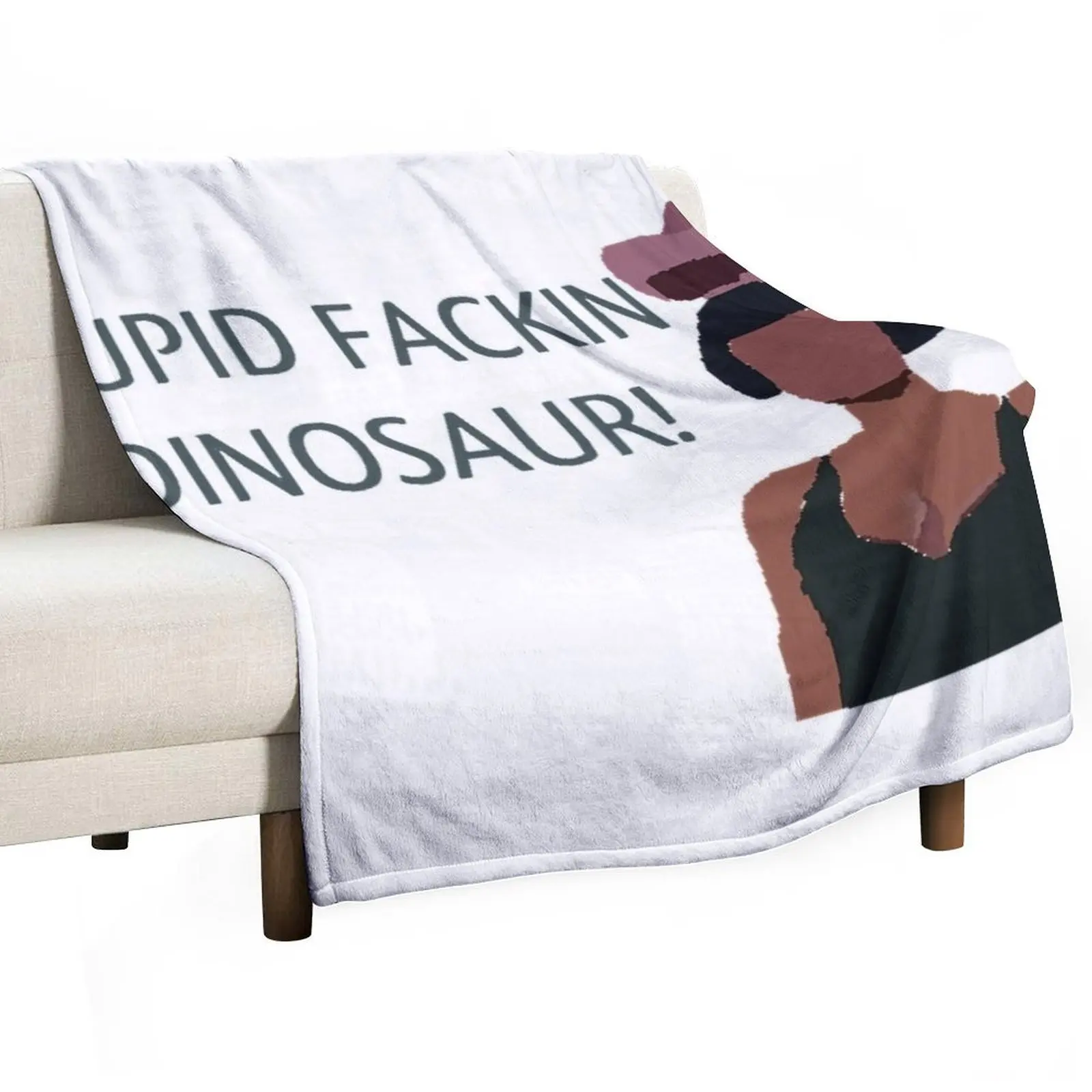 Stupid dinosaur nicki minaj Throw Blanket Multi-Purpose decorative Blankets For Baby Shaggy Blankets