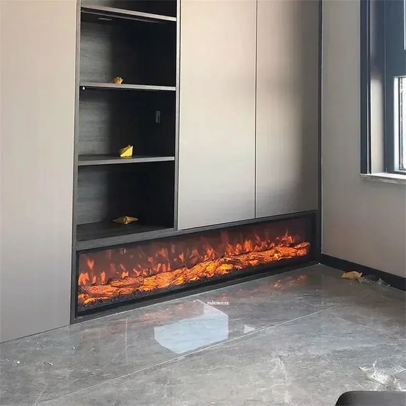 الموقد محاكاة لهب خزانة الزخرفية سخان غرفة المعيشة المنزلي جزءا لا يتجزأ من حامل التلفاز مدفأة النار وهمية n