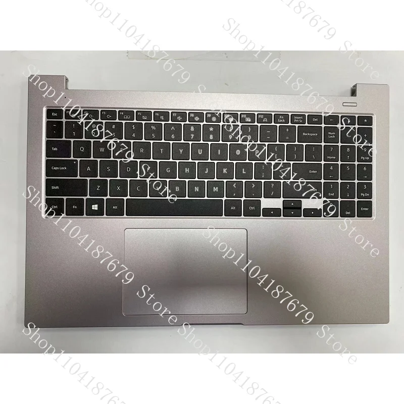 

Новинка для Samsung NP550XCJ NP551XCJ, упор для рук, клавиатура US BA98-02232A, серебристый