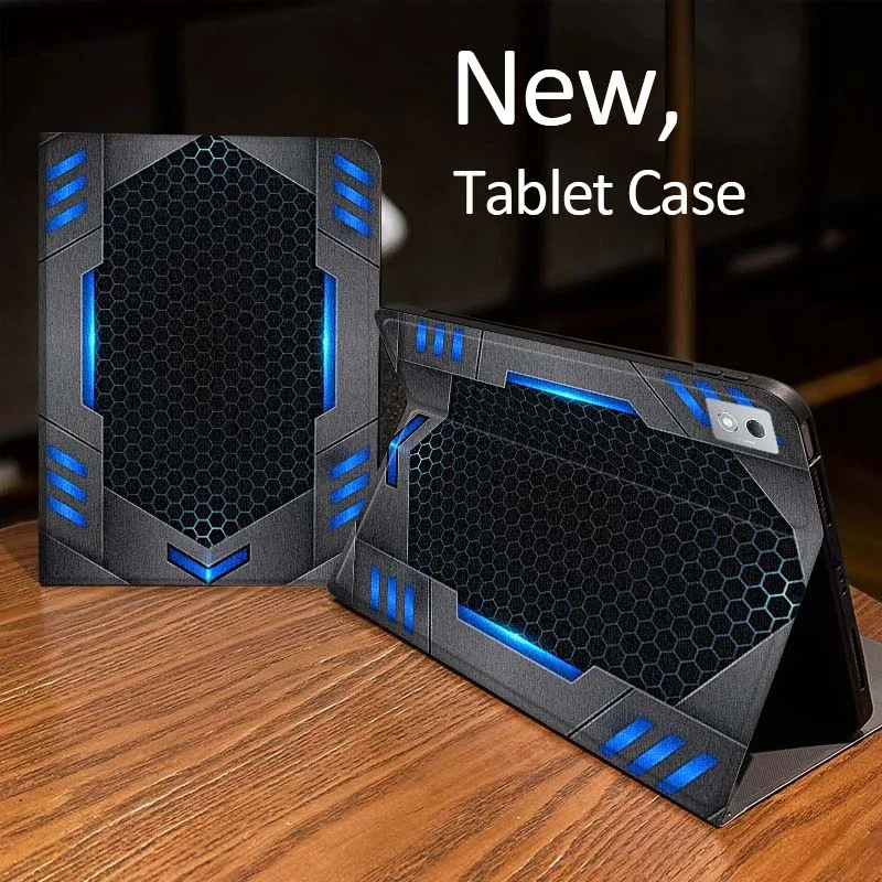 حافظة كمبيوتر لوحي بنمط معدني مضيء لهاتف Xiaoxin Legion Tab Y900 Y700 K10 M10 P11 Pad Pro GT Plus 3rd Gen 4 8.8 11 11.5