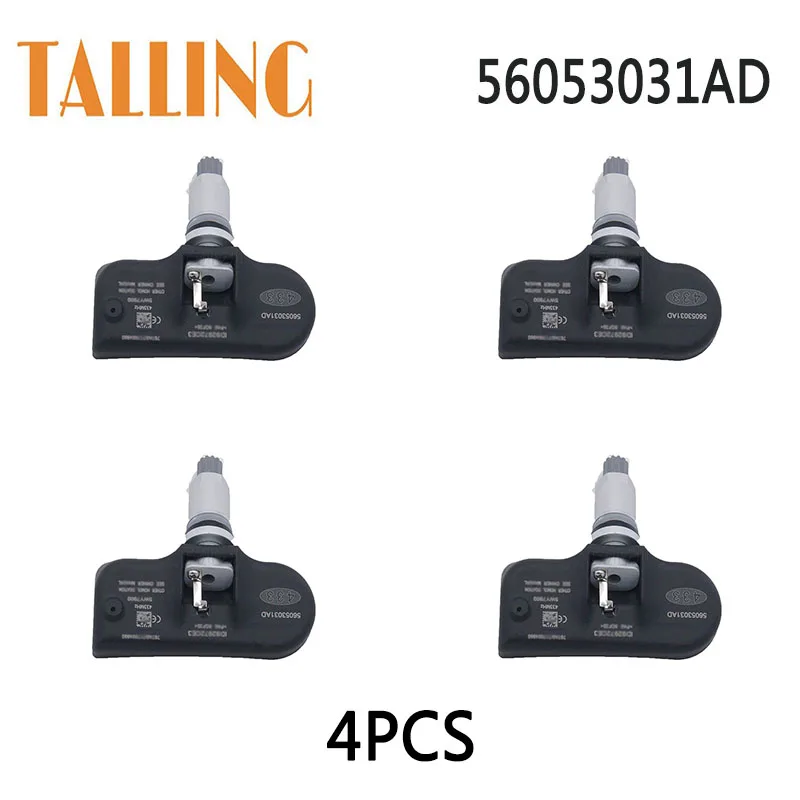 56053031AD 4Pcs TPMS Tire Pressure Sensor for Chrysler Sebring Dodge Charger Challenger Journey Jeep Commander Compass Liberty