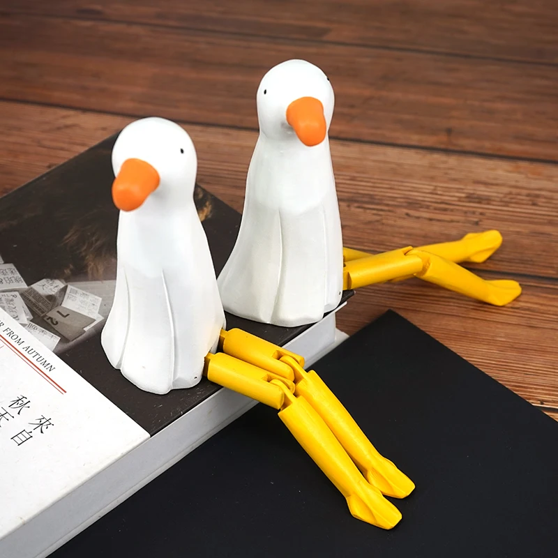 

Big Long Leg Seagull Handmade Wood Carving Small Ornaments Cute Cartoon Wooded Carved Doll Table Decorations