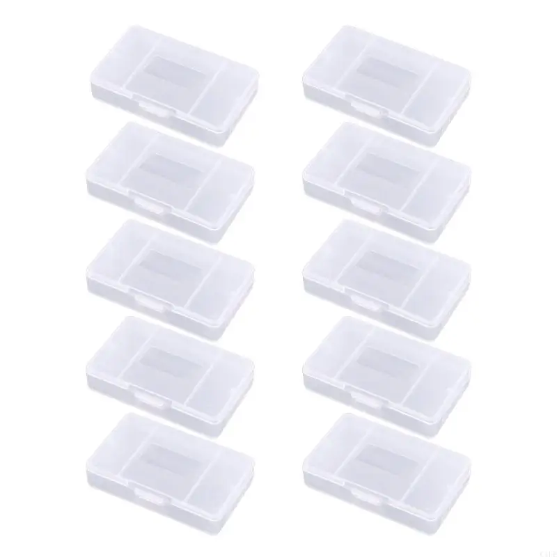 

C1FE Clear Plastic Game Cartridge Card Box for Case Cover 10pcs Games Boy Advance GBAS Protective Holder Storage