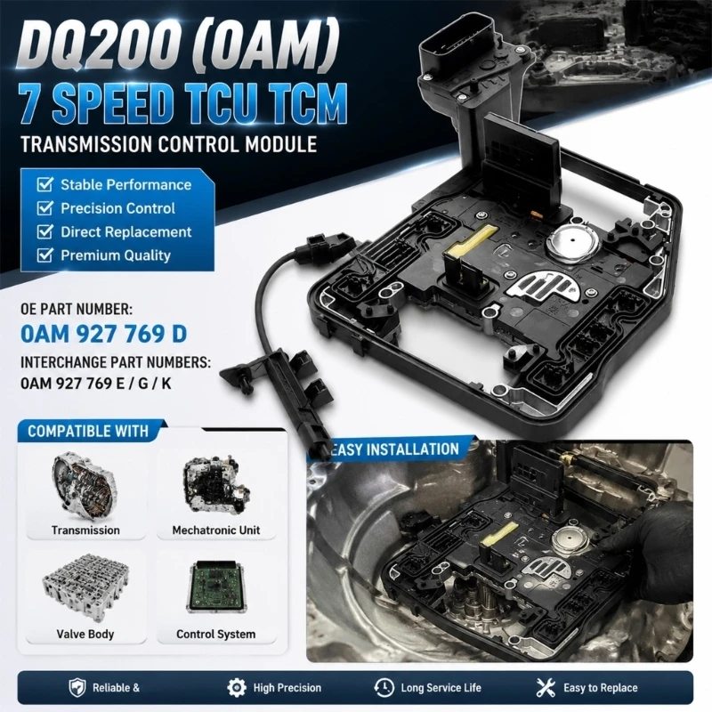 0AM927769D 0AM927769K Transmission Control Unit for Matching DQ200 Applications