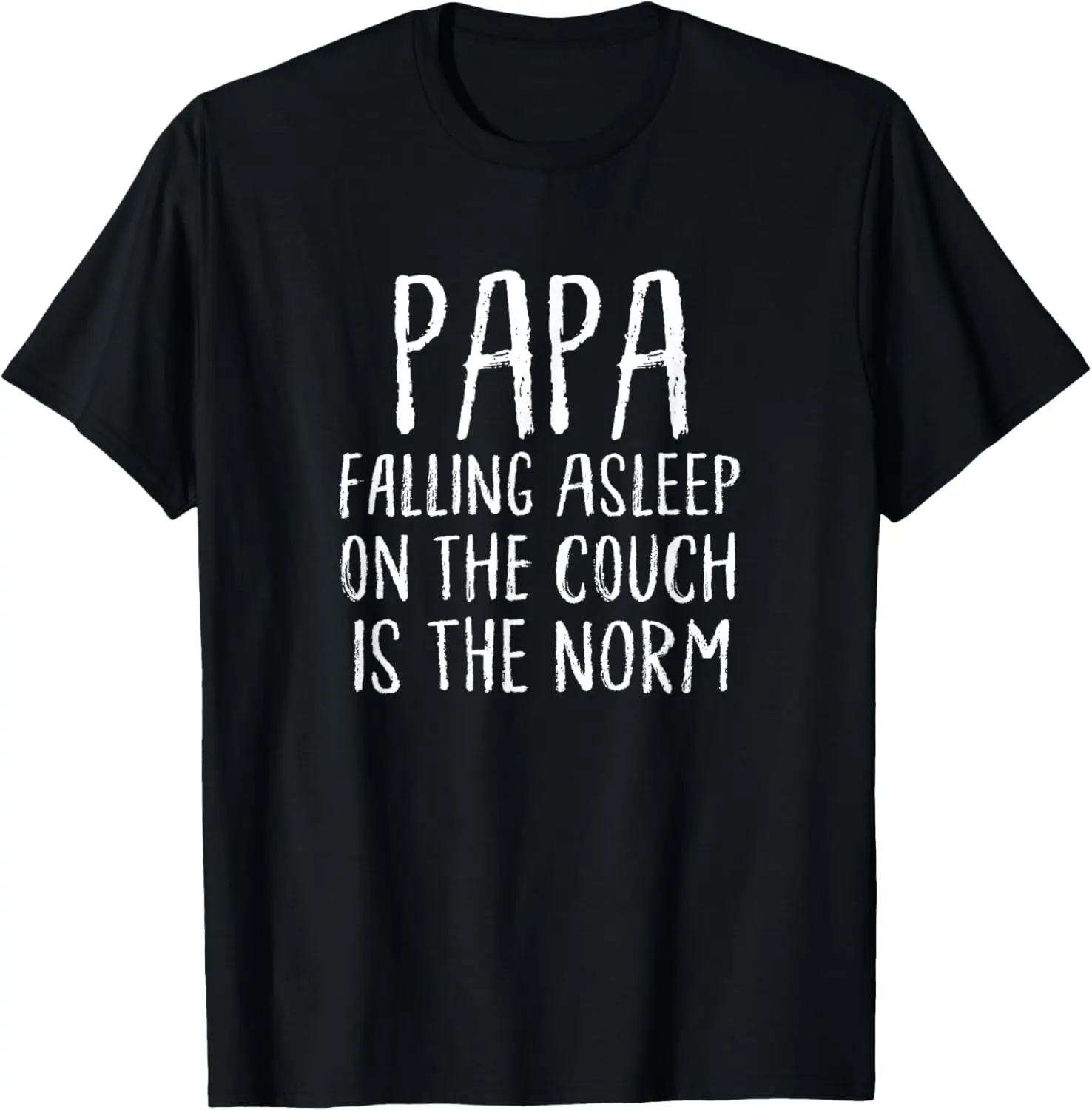 Papa Falling Asleep | Funny Father's Day Dad Napping Nap Tee