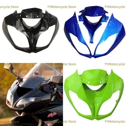 Motorcycle Front Upper Fairing Headlight Cowl Nose Panlel Cowl Fit For Kawasaki Ninja ZX636 ZX600 ZX6R ZX-6R 2009 2010 2011 2012