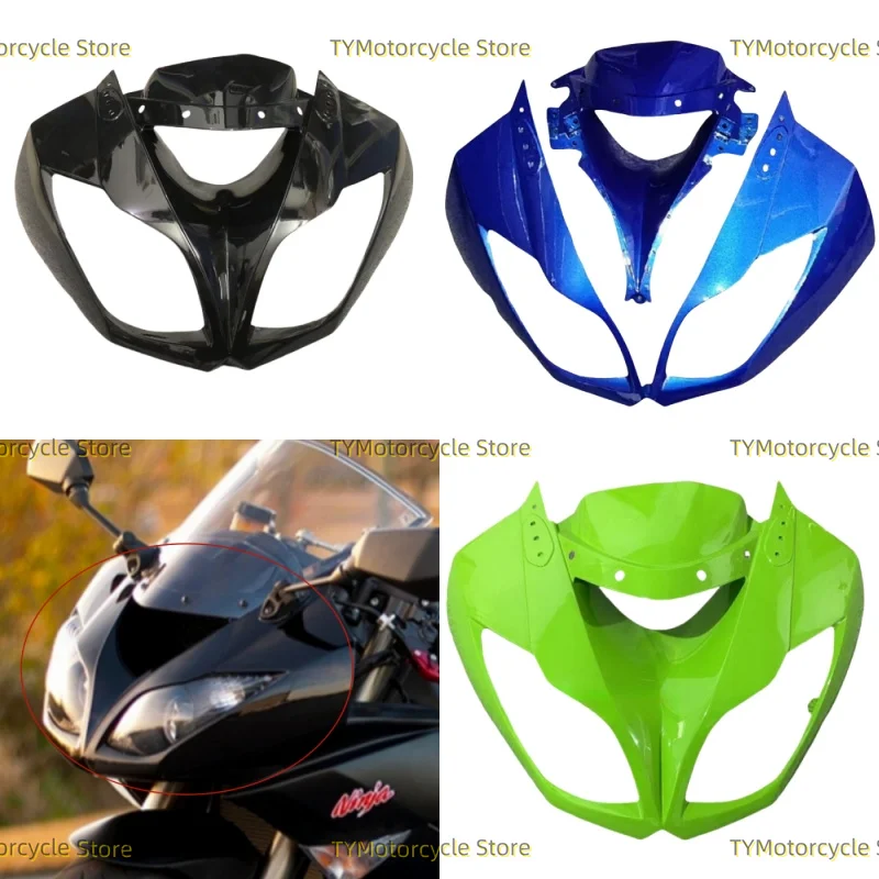 Headlight shield Kawasaki ZX6R 636 19- Pair R&G (HLS0089CL) main image 0