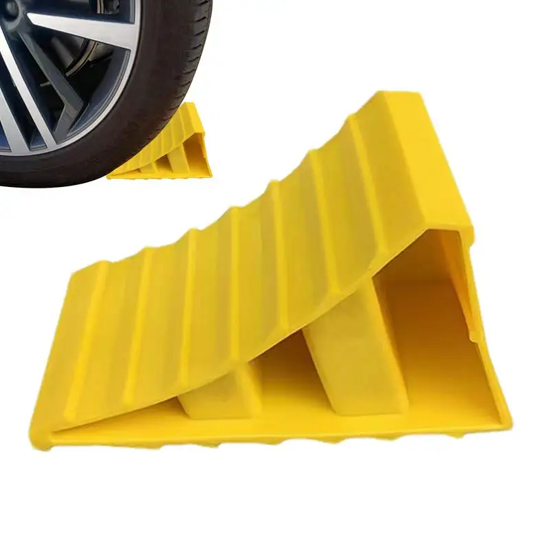 Portable Car Wheel Chock Anti-Slip Wheel Chocks For Car Tire Stopper Wheel Stoppers Chock Blocks For RVs Trailers Trucks