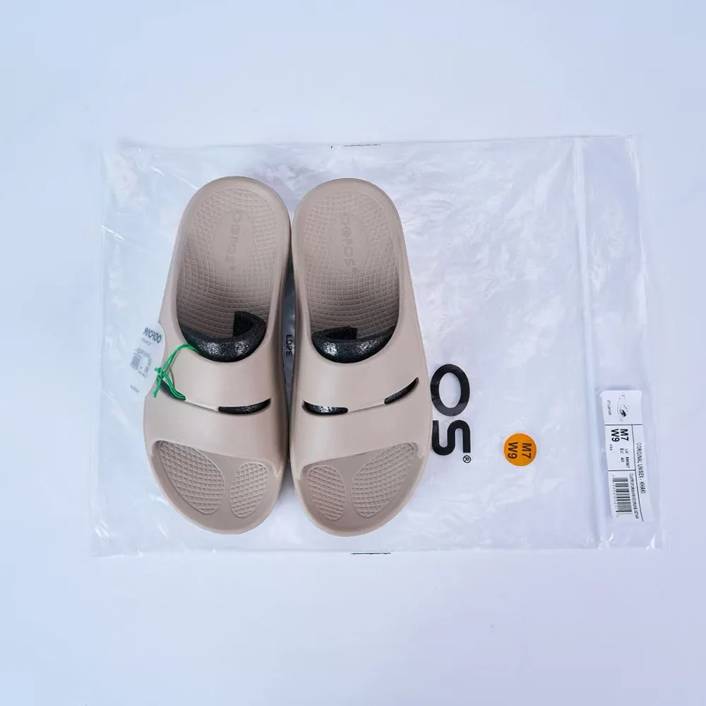 

Oof Summer Recovery Slide Sandals Thick Sole Flat Sport Flip Flops For Men Women EVA Arch Support Cushion Comfort Slippers