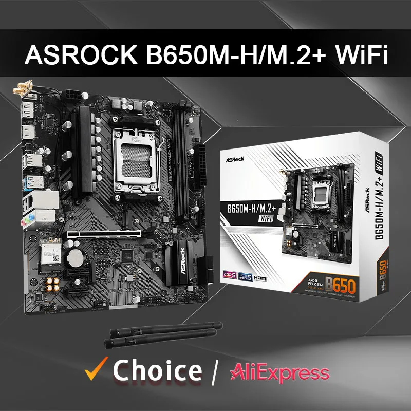 Asrock B650M-H/M.2+… - image