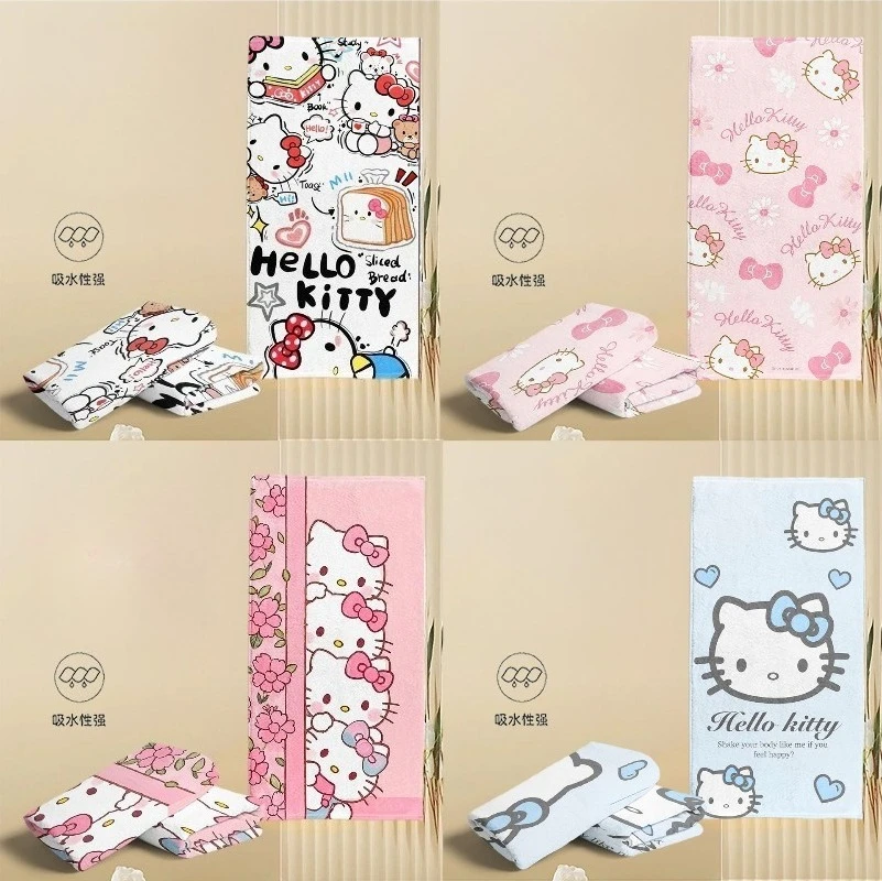 Cute Absorbent Bath Towel Cute Cartoon Sports Fitness Travel Towel Ladies Supplies Desktop Accessories Student Gift Wholesale