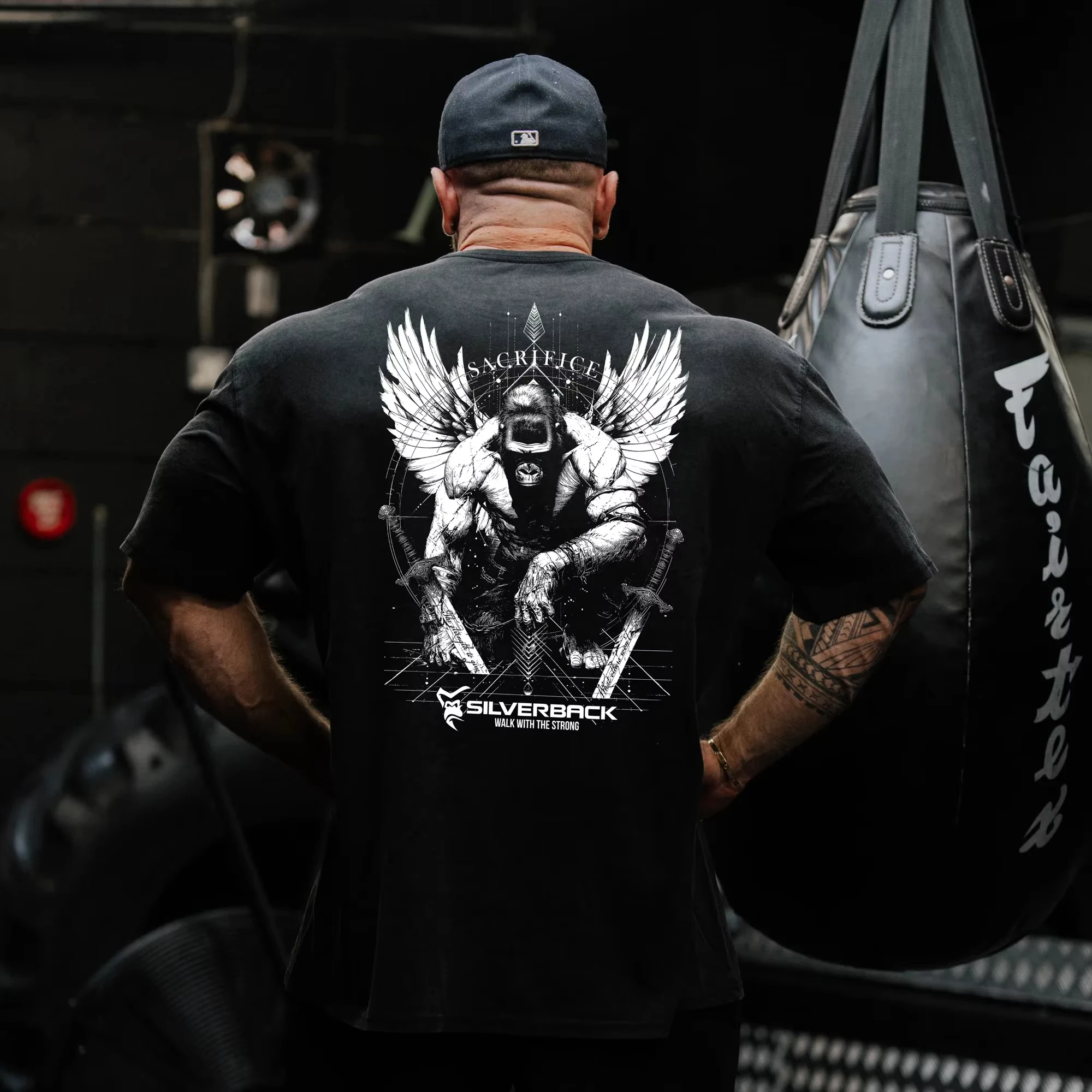SILVERBACK Sport Fitness Training Gym Freizeit T-Shirt Herren und Damen Luxusmarke Top 2026 Neu