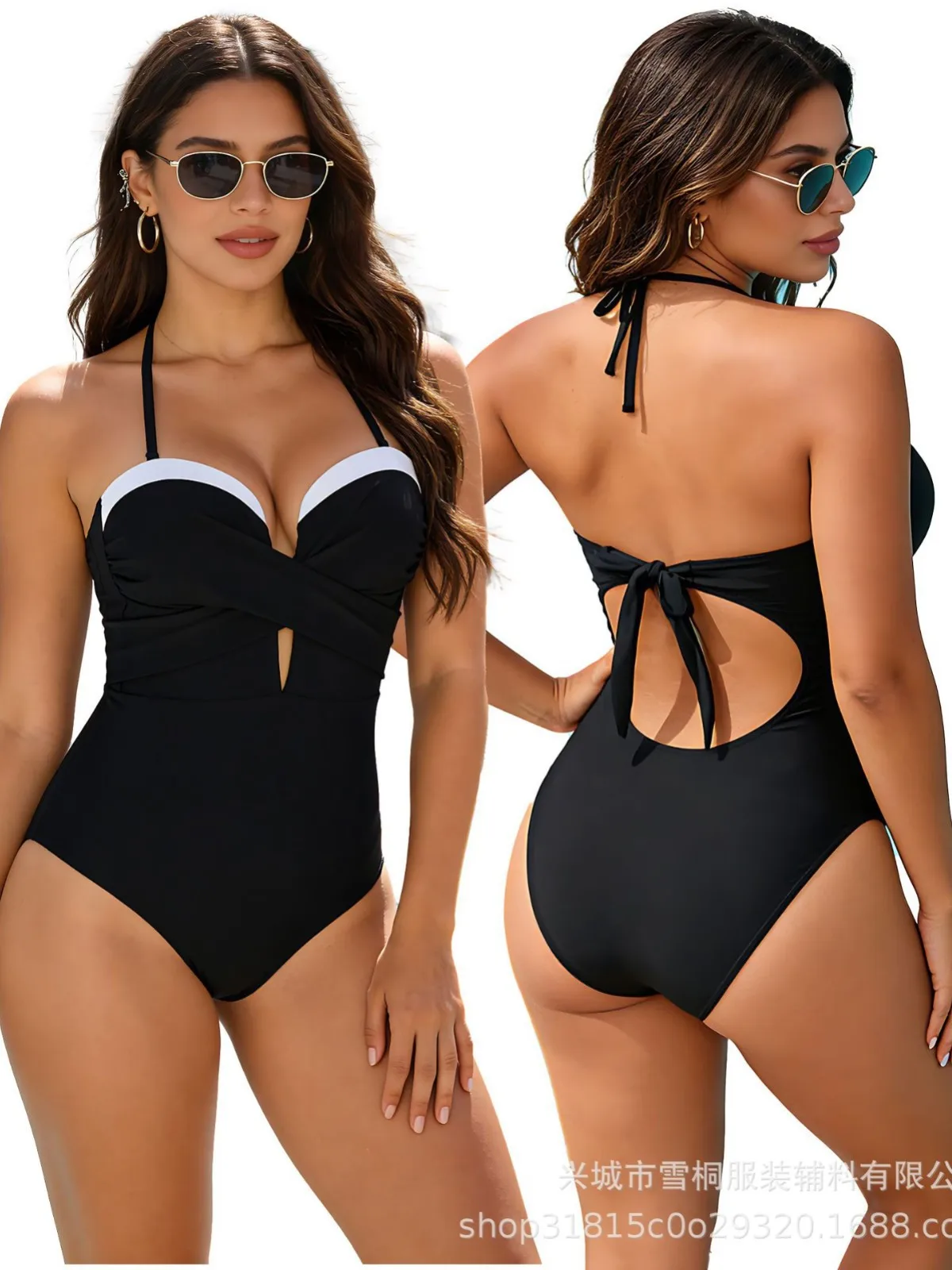 

2026 Сексуальный цельный купальник для похудения для женщин с контролем живота и пуш-ап Монокини с горячими источниками и отпусками, летний женский боди