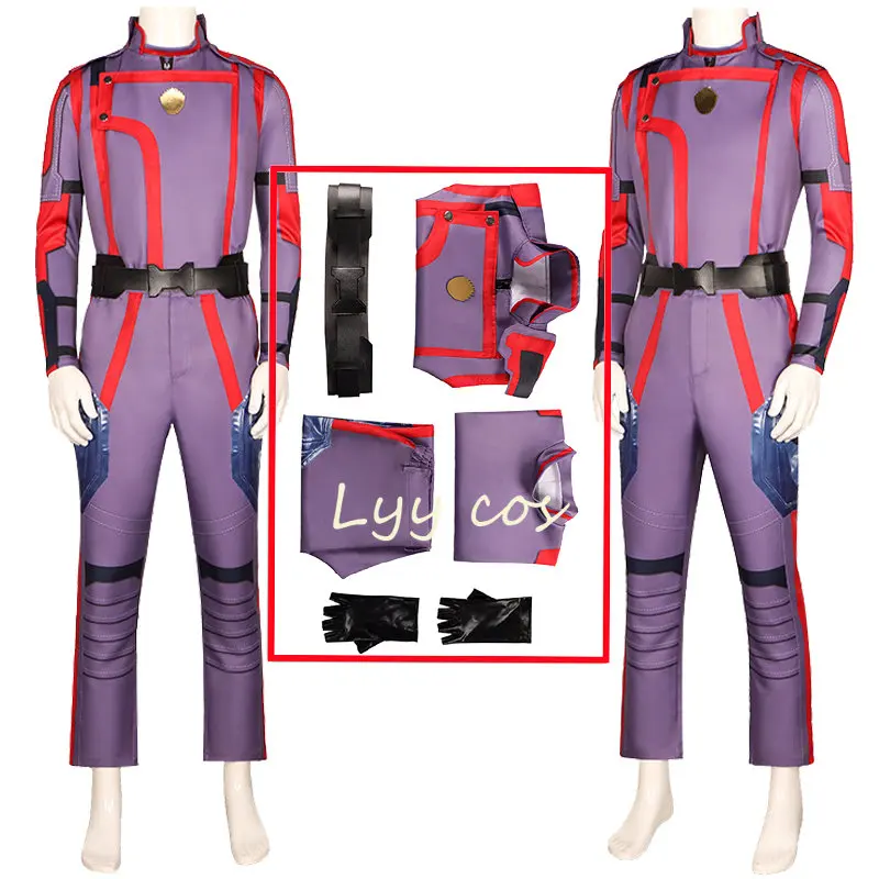 Anime Star Lord Cosplay Movies Galaxy Costume Men Uniform Suit Adult Super Hero Costumes