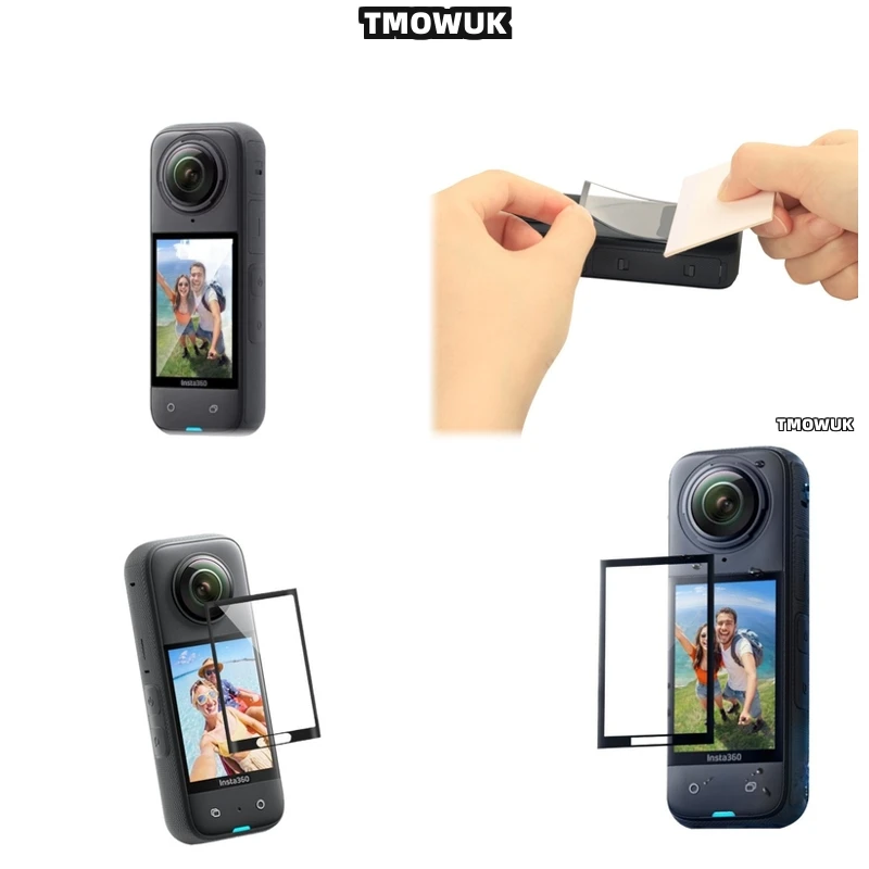 

For Insta360 X3 X4 X5 GPS - Soft 3D Curved PMMA Protective Film, Anti - Scratch, Full Cover