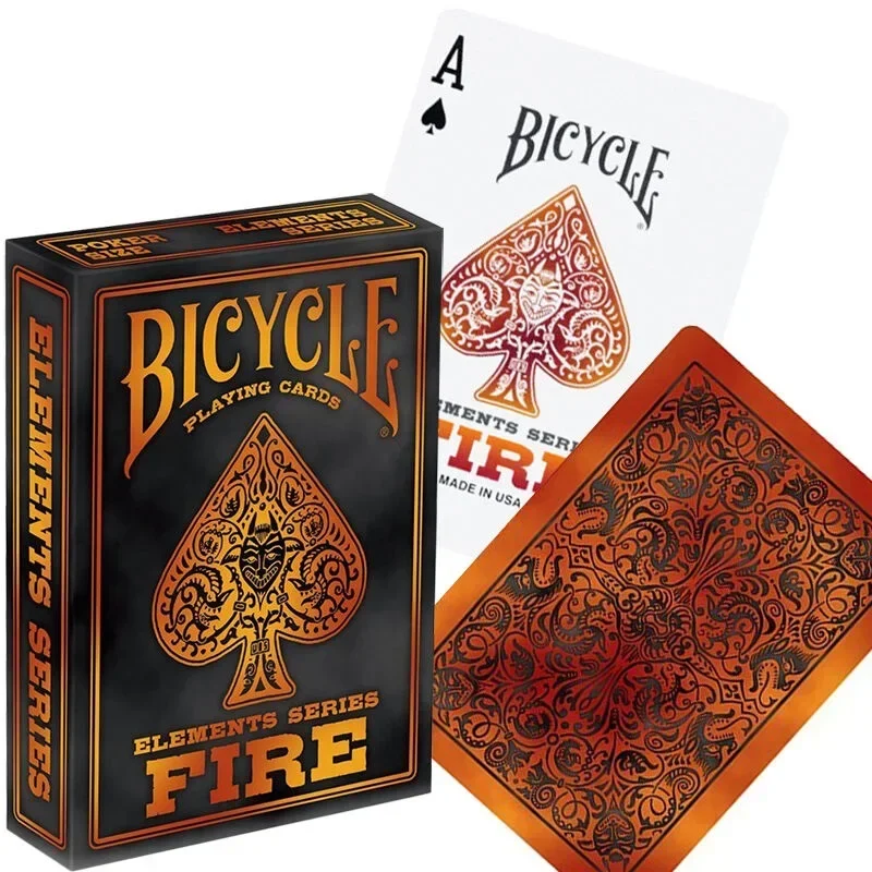 Bicycle Fire Elements Playing Cards Deck Collectible Poker Entertainment