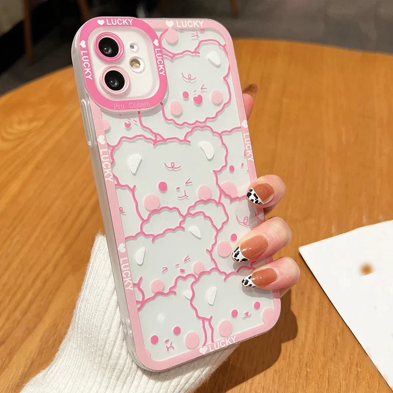 حافظة لطيفة على شكل قطة لهاتف سامسونج جالاكسي A56 5G A55 A35 A36 A15 A16 A26 A54 A52 A53 A14 A05 A05S A06 A25 A34 A35 A32 A50S غطاء جميل