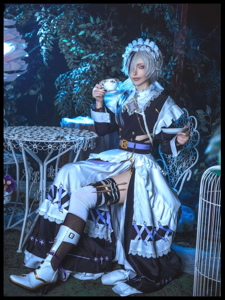 Game Nu: Carnival Blade Cosplay Costumes Women Cute Maid Dress Suit Halloween Carnival Uniforms Anime Clothing