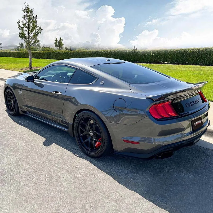 ABS Shelby Style Rear Spoiler For Ford Mustang GT V6 V8 2015-2023 Tail Wing Flaps Car Tuning Accessories Body Kit