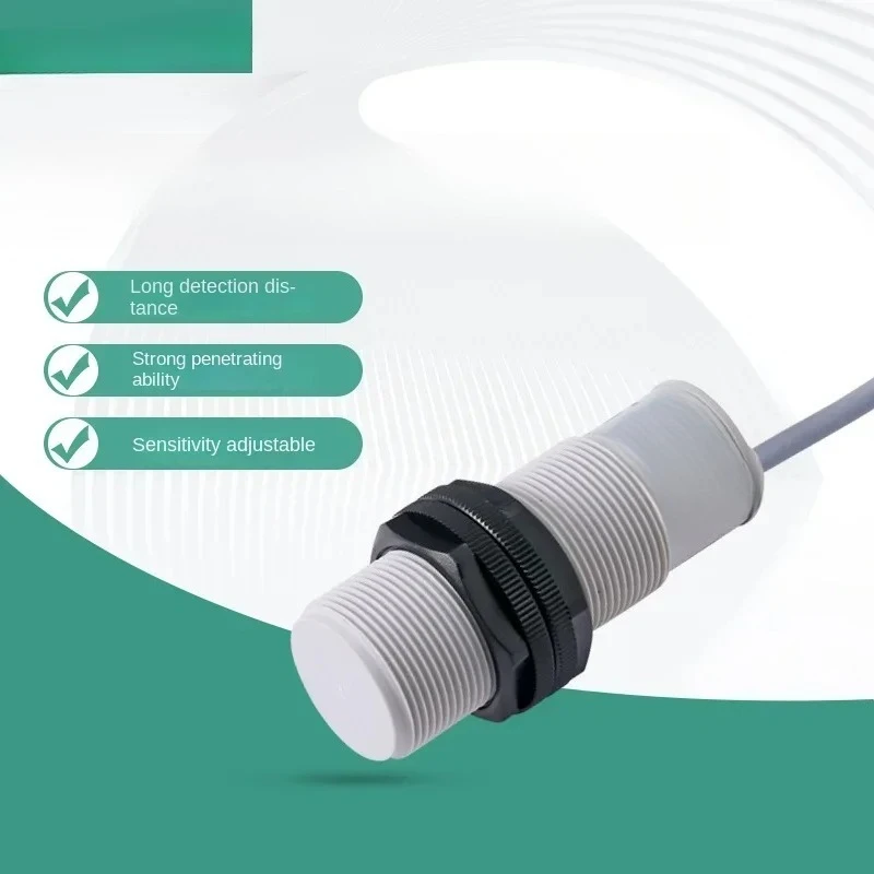 M30 long-distance capacitive level detection switch Livestock industry feed, water level automatic loading and unloading sensor