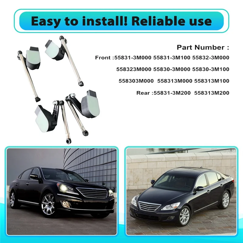

For Hyundai Genesis Equus Air Suspension Height Sensor Suspension Height Level Sensor 55830-3M200 55830-3M300-AU62