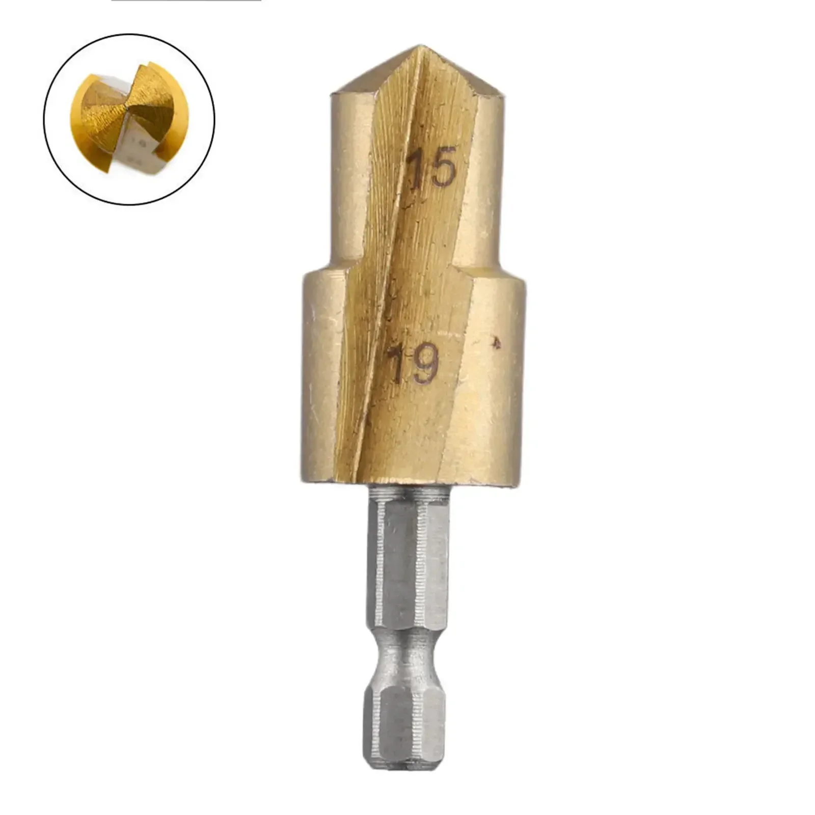 15-31mm Countersink Drill Bit 1/4inch Hex Shank HSS Water Pipe Expansion Drill For Plumbing Drill Tool Tube Pipe Expander