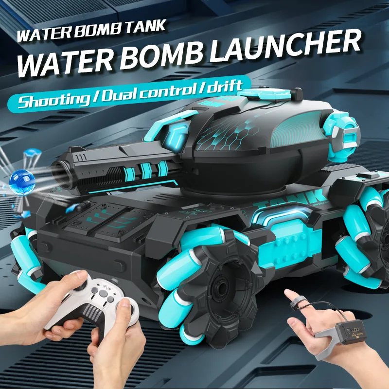 4WD 2.4G RC CAR Tank Water Bullets Bomb Tank Car Battle Game Fun Interactive Remote Control Toys Battle Electric Water Bomb Tank