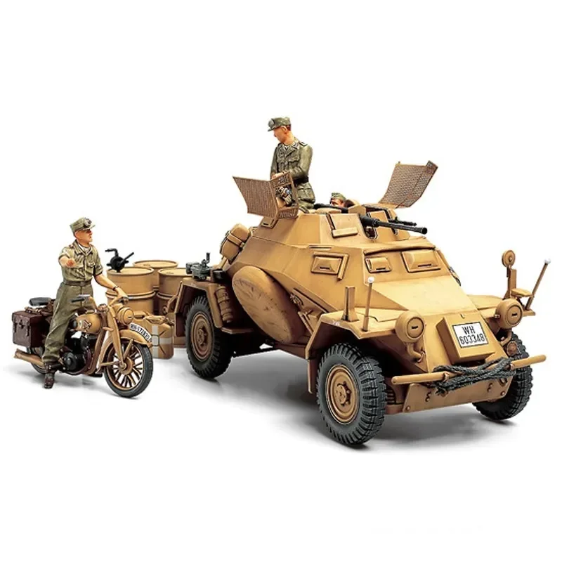

Tamiya 1/35 35286 немецкий Sd.kfz.222 Leichter Panzerspahwagen Africa-korps в сборе, набор моделей-статическая игрушка для хобби DIY