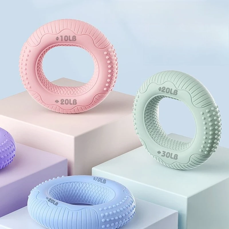 

Силиконовое кольцо для укрепления рук, двойной сопротивление, массажер для рук, инструмент для фитнеса, силовой тренажер для рук, тренировки в тренажерном зале, домашние упражнения