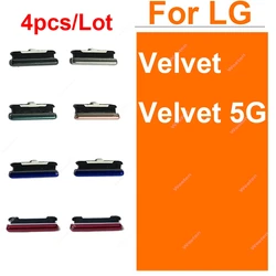 Power Volume Side Buttons For LG Velvet Velvet 5G LM-G900 LM-G910 Power + Volume + Assist Side Keys Repair Parts