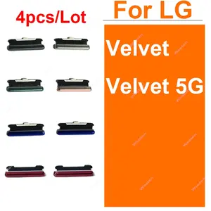Bilashmart Power Volume Side Buttons LG Velvet Velvet 5G LM G900 LM G910 Power + Volume + Assist Side Keys Repair Parts