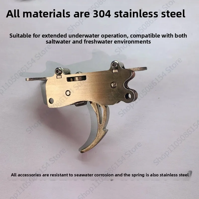 Diving Shooting Gun Trigger Professional Fish Hunting Equipment Stainless Steel DIY Universal Holder Harpoon Accessories
