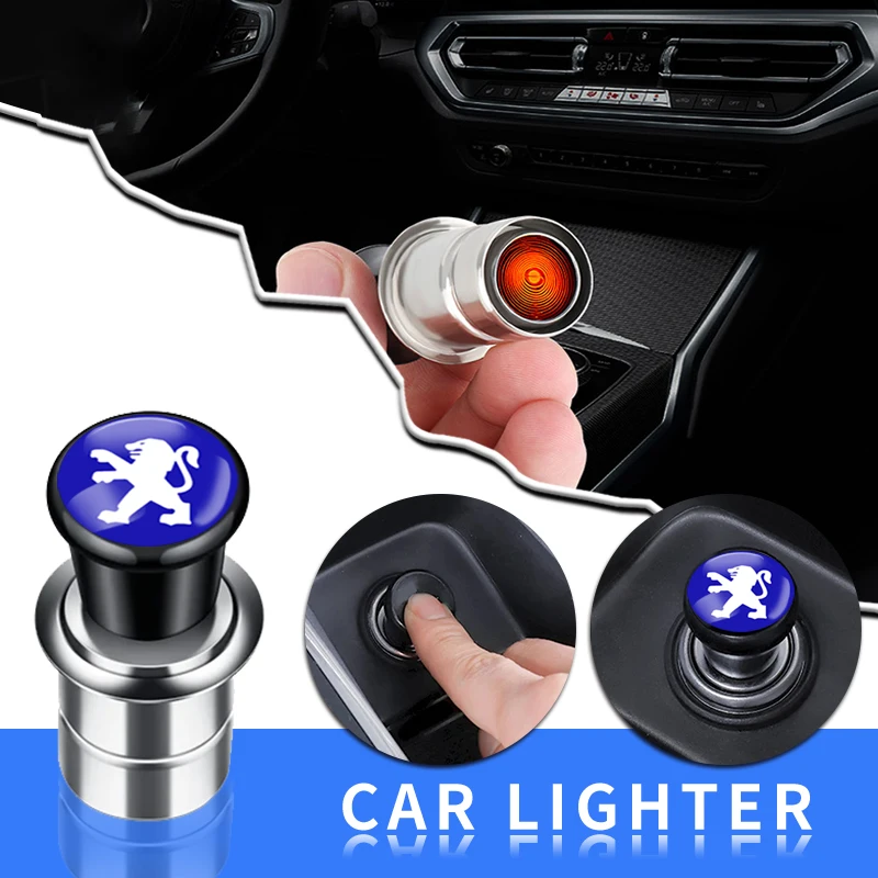 

Эмблема для автомобильного прикуривателя, 1 шт., для Peugeot 308 206 207 407 607 108 208 301 308 508 608 107 BB1 HX1 3008