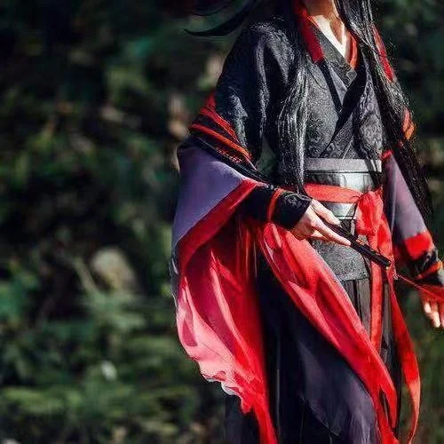 Gorący Cosplay Wei Wuxian Cosplay Mo XuanYu kostium Anime arcymistrz demonicznej uprawy Cosplay Mo Dao Zu Shi kostium mężczyzn