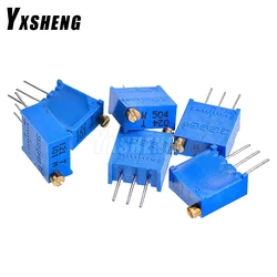 10pcs 3296 3296W Trimpot Trimmer Potentiometer 20k 25k 200k 250k 3k 30k 300k 1m 2m 203 253 204 254 302 303 304 105 205
