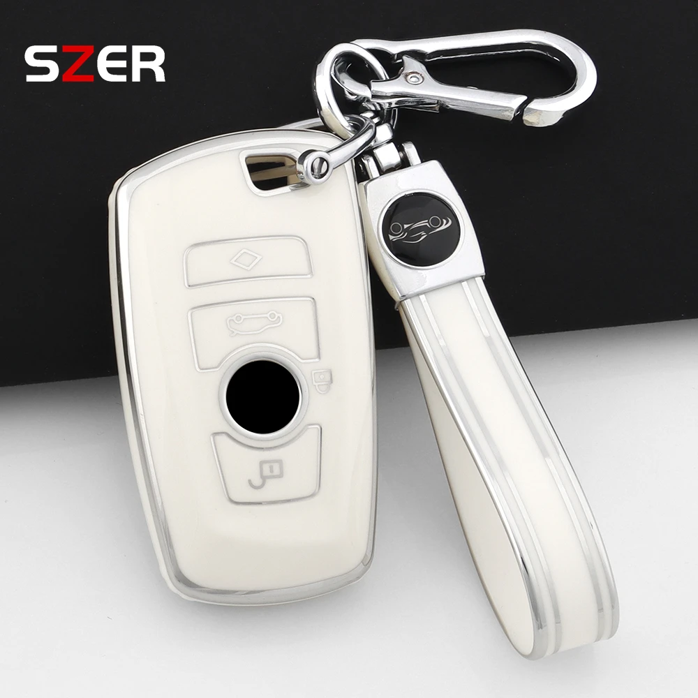 

Чехол для автомобильного ключа в стиле ТПУ для BMW F20 F30 G20 f31 F34 F10 G30 F11 X3 F25 X4 I3 M3 M4 1 3 5 Series Держатель брелок для ключей