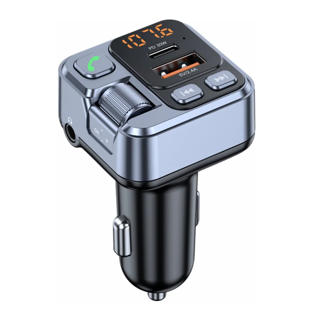 Car FM Transmitter Handsfree USB Charge Adapter Modula MP3 Player High-sensitivity Audio Receiver Automobile Accessories