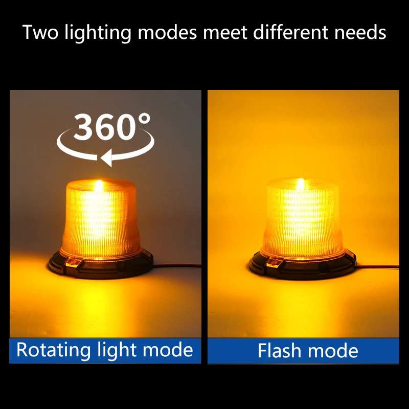 Warning light, universal roof LED warning signal light, guard booth patrol and rotating warning light