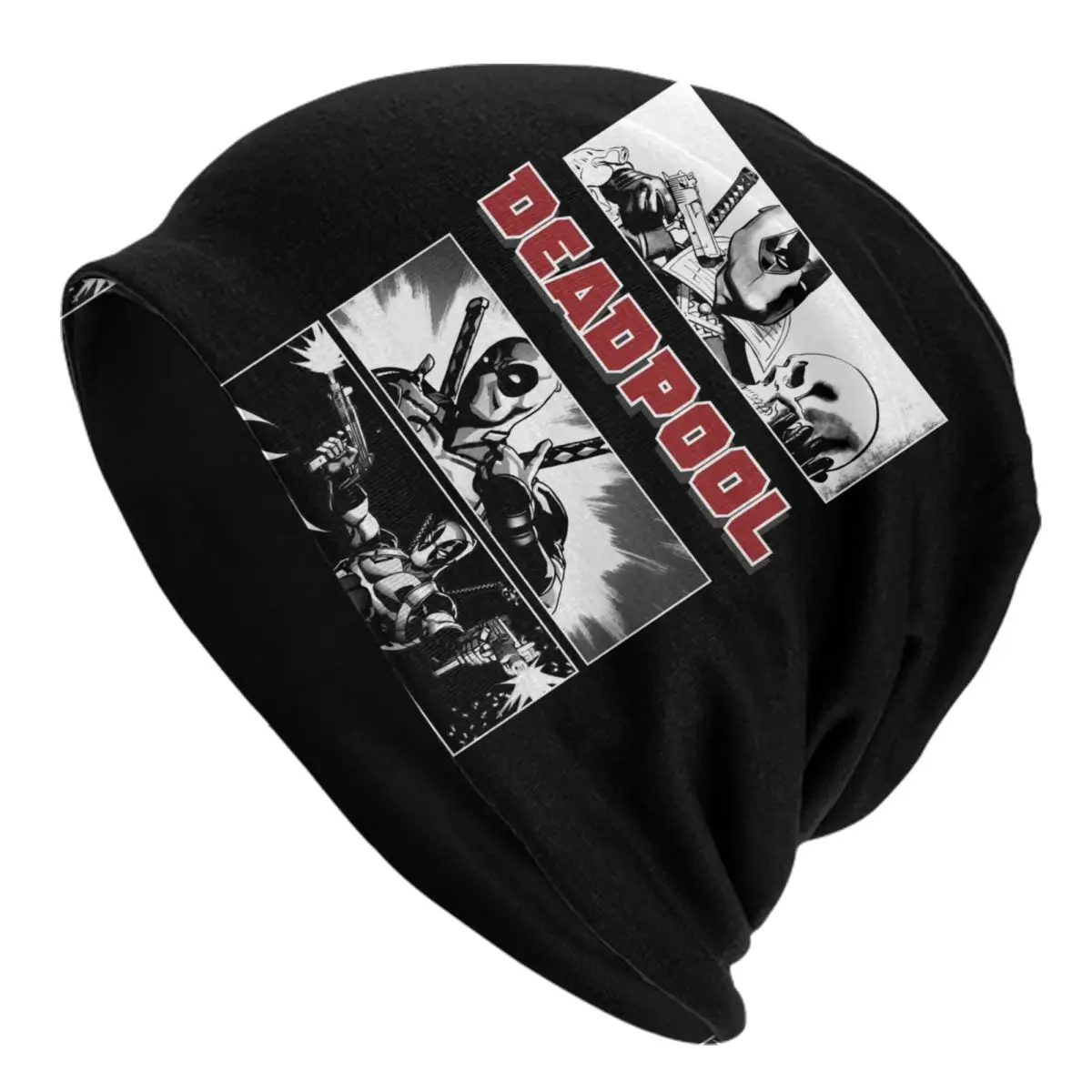 Custom Deadpool Poet Boxes Beanie Cap Unisex Winter Warm Bonnet Femme Knitting Hats Fashion Outdoor Skullies Beanies Hats