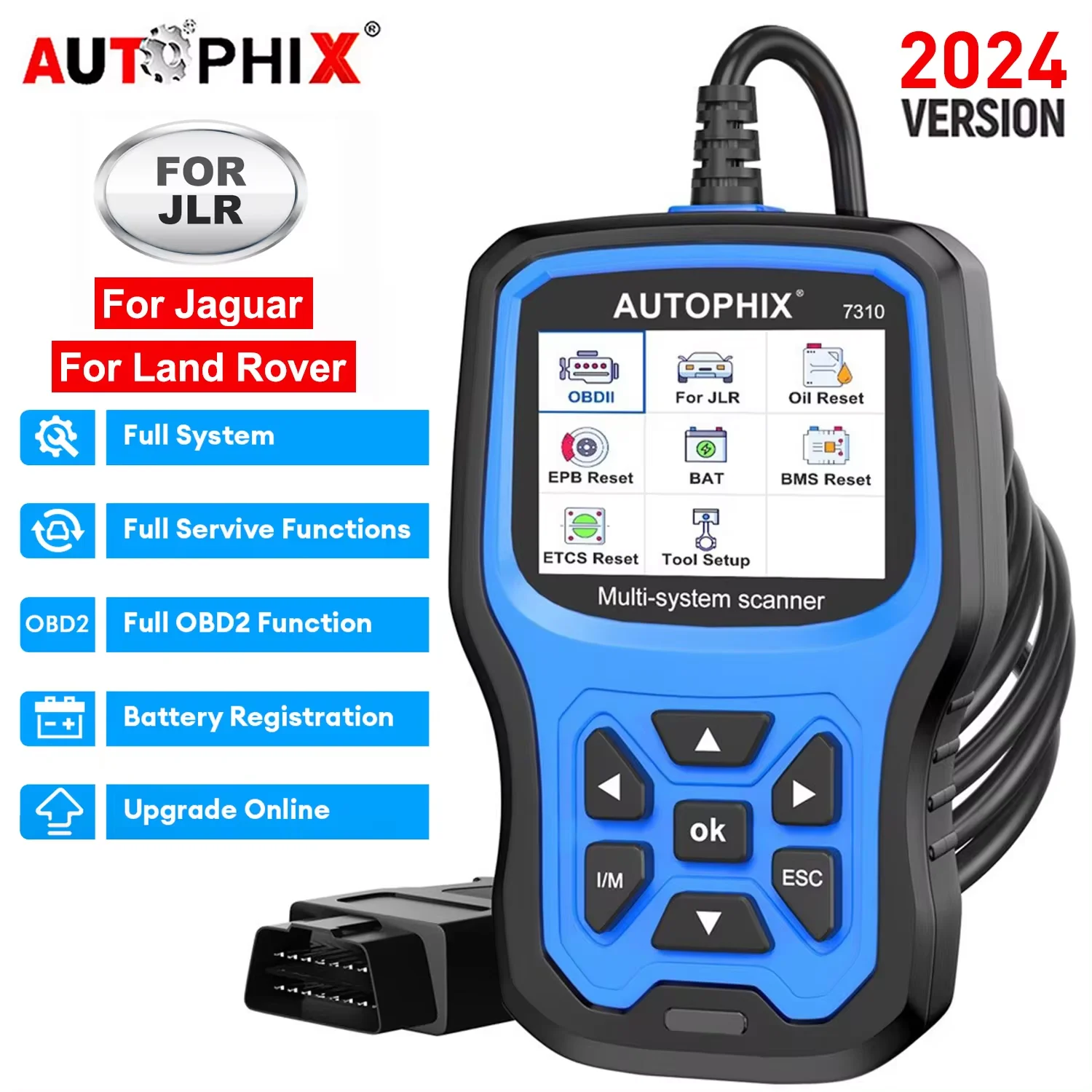 AUTOPHIX 7310 OBD2 Scanner Oil DPF ABS Diagnostic Tool For Land Rover For Jaguar Full Systems Car Code Reader for JLR After 1996